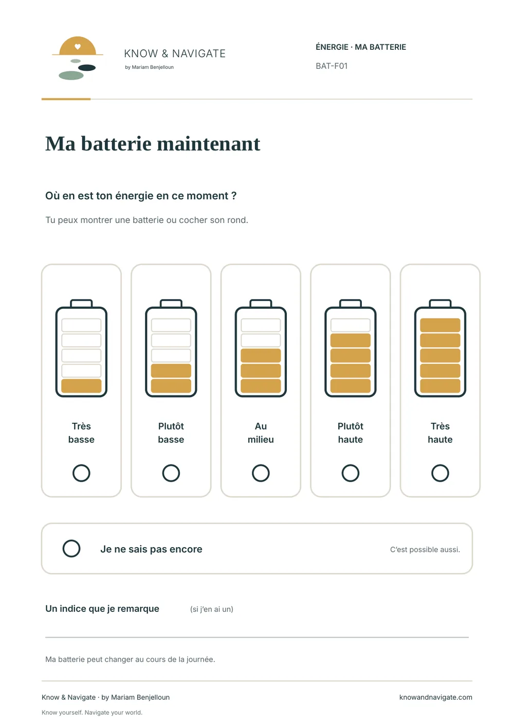 Aperçu de la fiche BAT-F01 « Ma batterie maintenant », page 1 sur 1